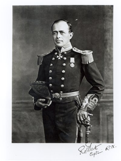 Portrait of Captain Robert Falcon Scott (1868-1912) by English Photographer